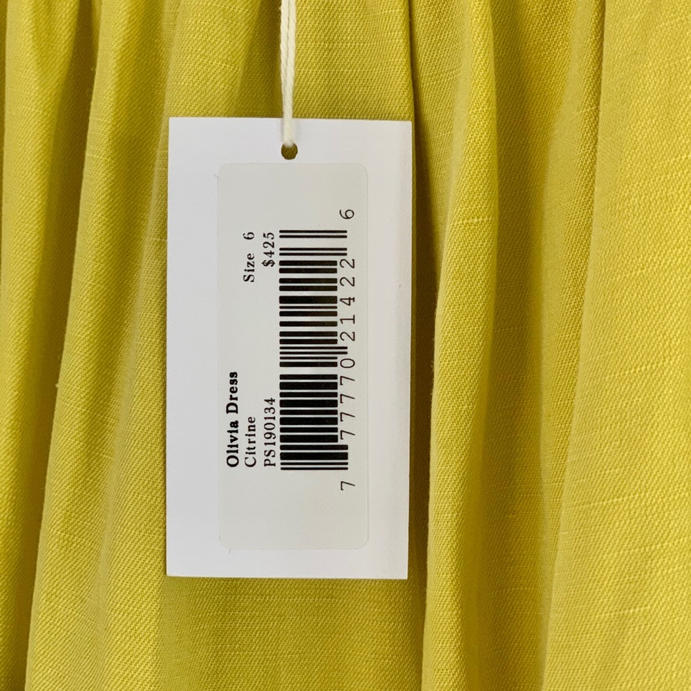 NWT Ulla Johnson Olivia Dress - Citrine - Picture 5 of 5